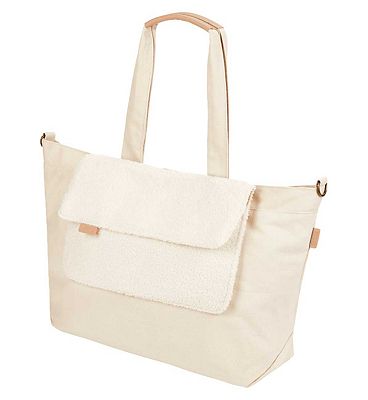 Babymoov Cotton Tote 2 in 1 Changing Bag Sherpa