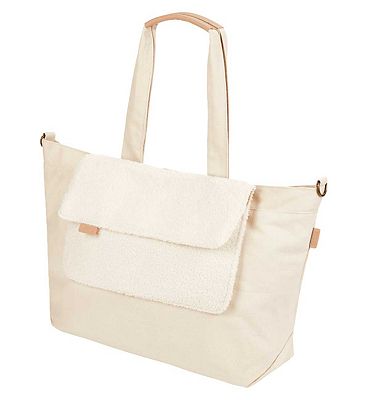 Babymoov Cotton Tote 2 in 1 Changing Bag Sherpa