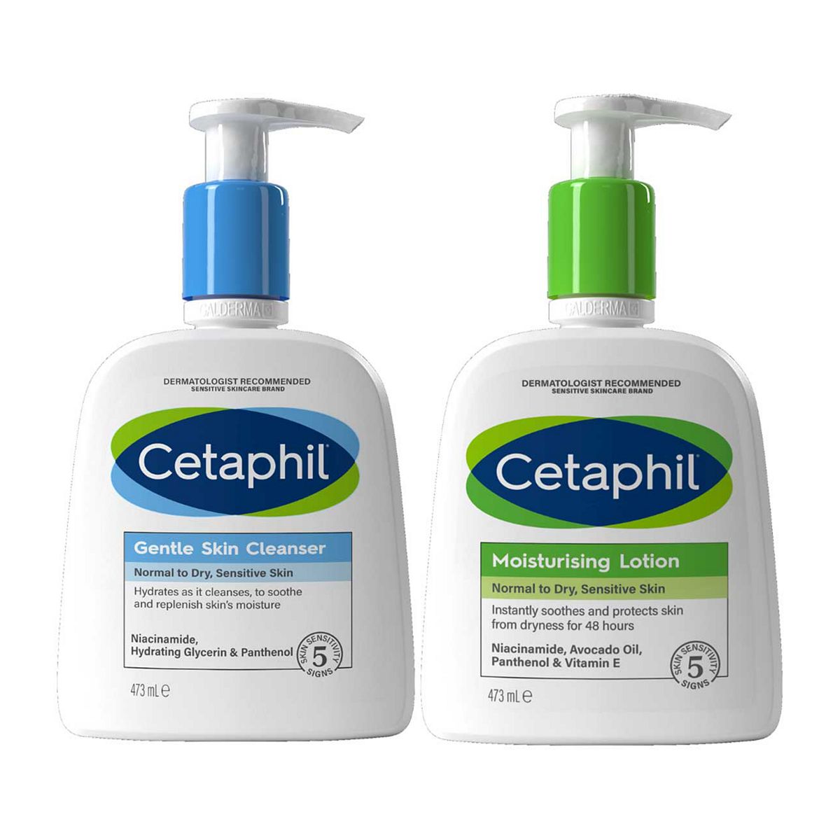 Cetaphil Gentle Skin Cleanser & Moisturising Lotion Bundle