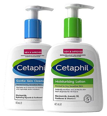 Cetaphil Gentle Skin Cleanser & Moisturising Lotion Bundle