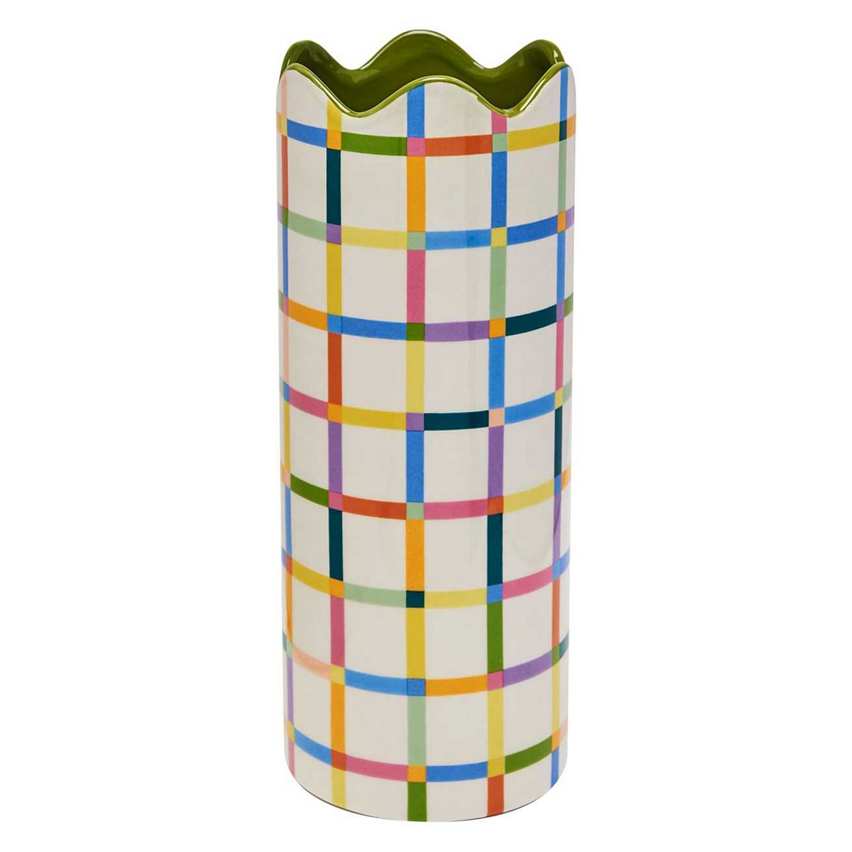 Raspberry Blossom Multi Coloured Vase