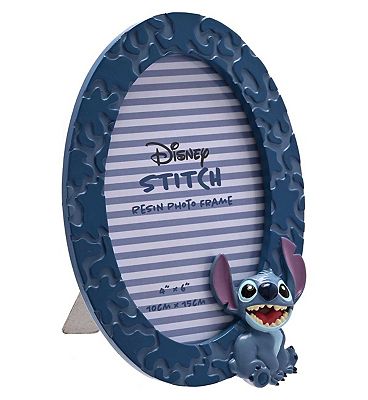 Disney Icon Stitch Resin Photo Frame 4 Inch X 6 Inch