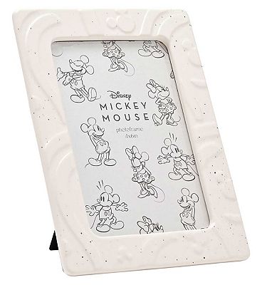 Disney Mickey Shapes Embossed Photo Frame 4 Inch X 6 Inch