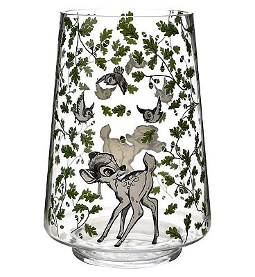 Disney Forest Friends Bambi Glass Vase 20Cm