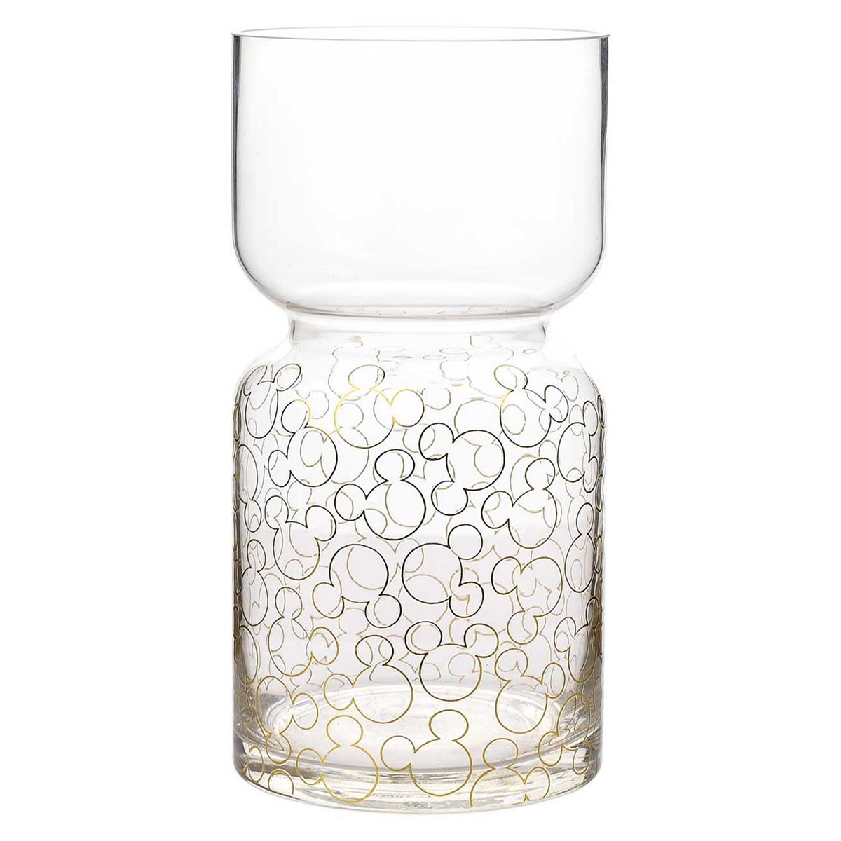 Disney Mickey Shapes Glass Vase 22Cm