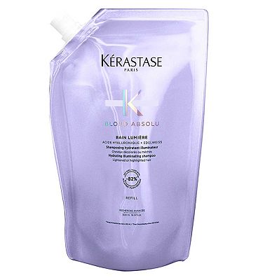 Krastase Blond Absolu Shampoo Hydrating Refill Pouch for Lightened & Highlighted Blonde Hair with Hy