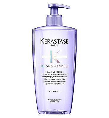 Krastase Blond Absolu Shampoo Hydrating  Refillable Bottle for Lightened & Highlighted Blonde Hair w