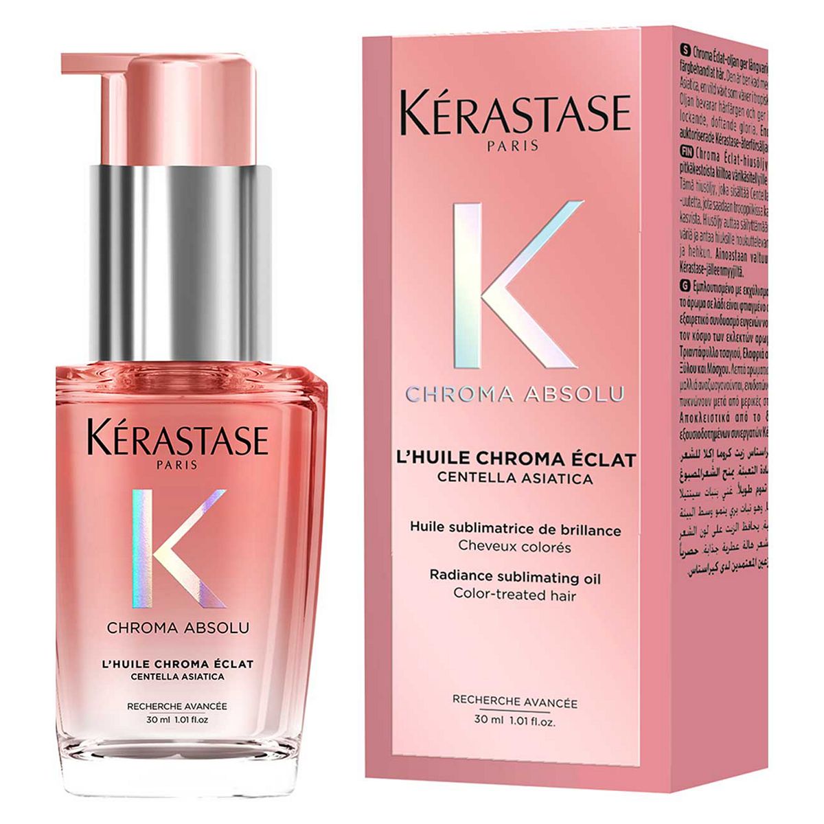 Kerastase Kérastase Chroma Hair Oil Huile Éclat Bottle, For Fine To Medium With Amino Acid & Lactic 30ml
