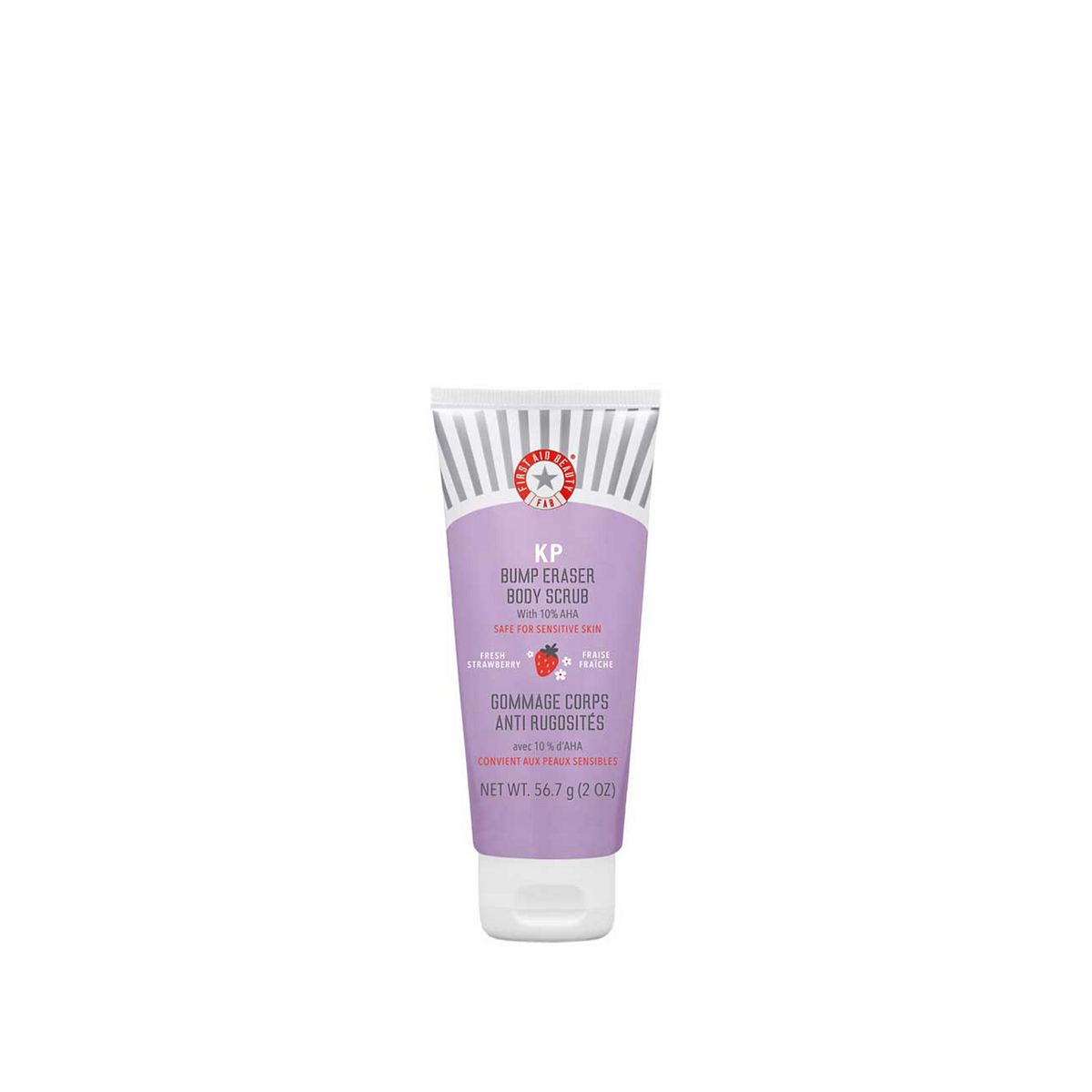 First Aid Beauty Kp Bump Eraser Body Scrub 10% Aha - Fresh Strawberry 56.7g