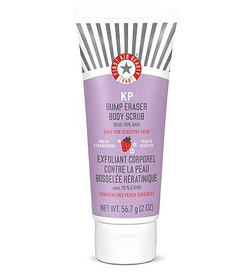First Aid Beauty KP Bump Eraser Body Scrub 10% AHA - Fresh Strawberry 226g (2)