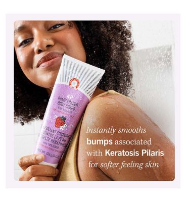 First Aid Beauty KP Bump Eraser Body Scrub 10% AHA - Fresh Strawberry 226g (21)