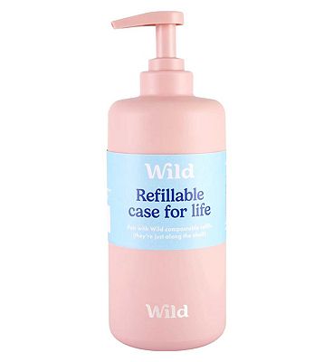 Wild Rose Refillable Body Care Bottle