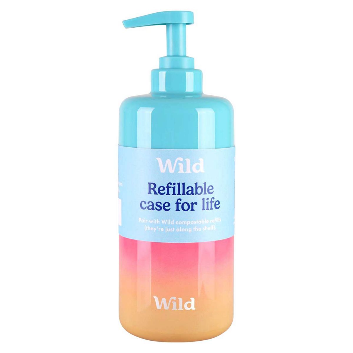 Wild Ombre Refillable Body Care Bottle