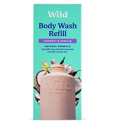 Wild Body Wash Refill, Coconut & Vanilla Refill, 300ml