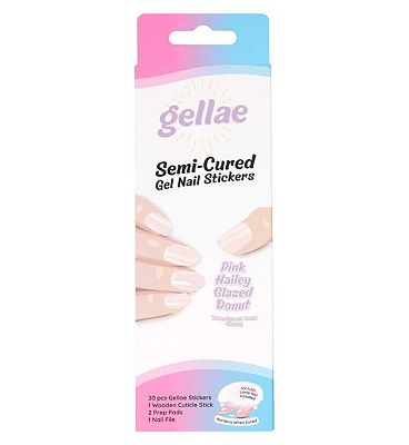 Gellae Gel Nail Sticker Pink Hailey Glaze Donut