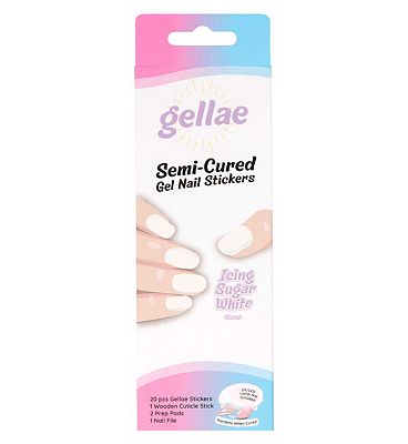 Gellae Nail Sicker Icing Sugar White