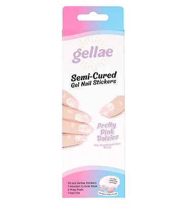 Gellae Gel Nails Sticker Pretty Pink Daisies