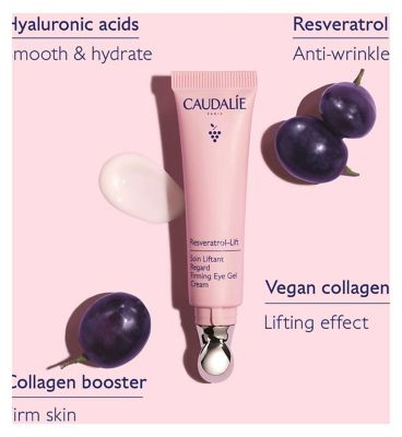 Caudalie Resveratrol Lift Depuffing Eye Cream with Peptides 15ml (21)