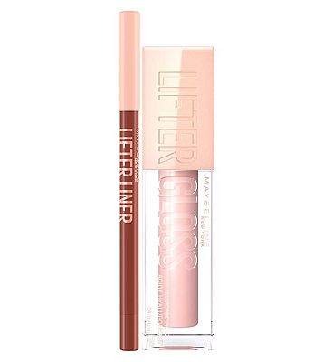 Maybelline Lighter Latte Lips Lifter Lip Liner and Lip Gloss Duo