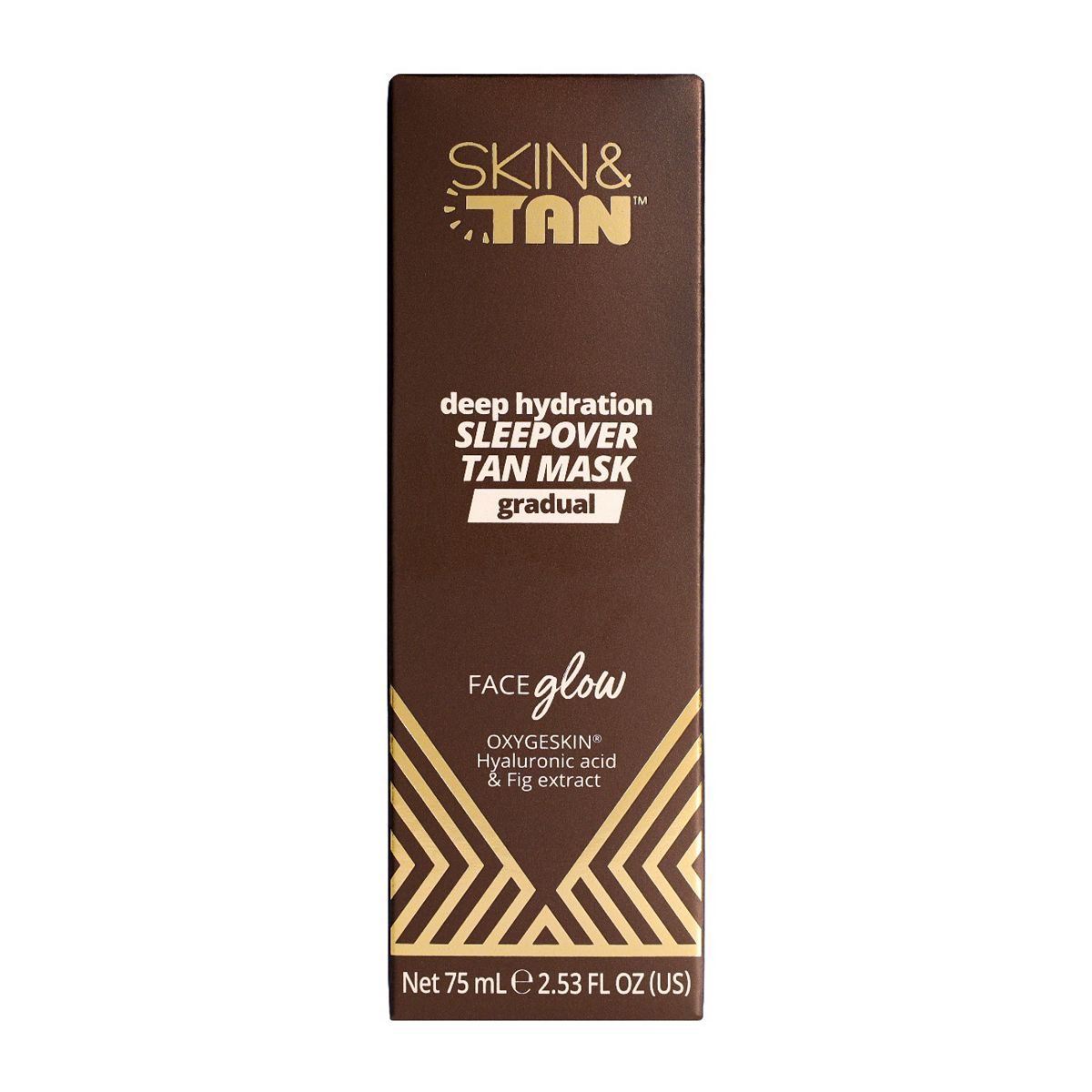 Skin & Tan Face Glow Deep Hydration Sleepover Tan Mask 75ml