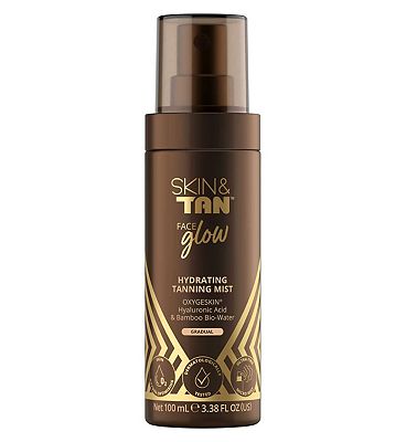 SKIN & TAN Face Glow Hydrating Tanning Mist 100ml