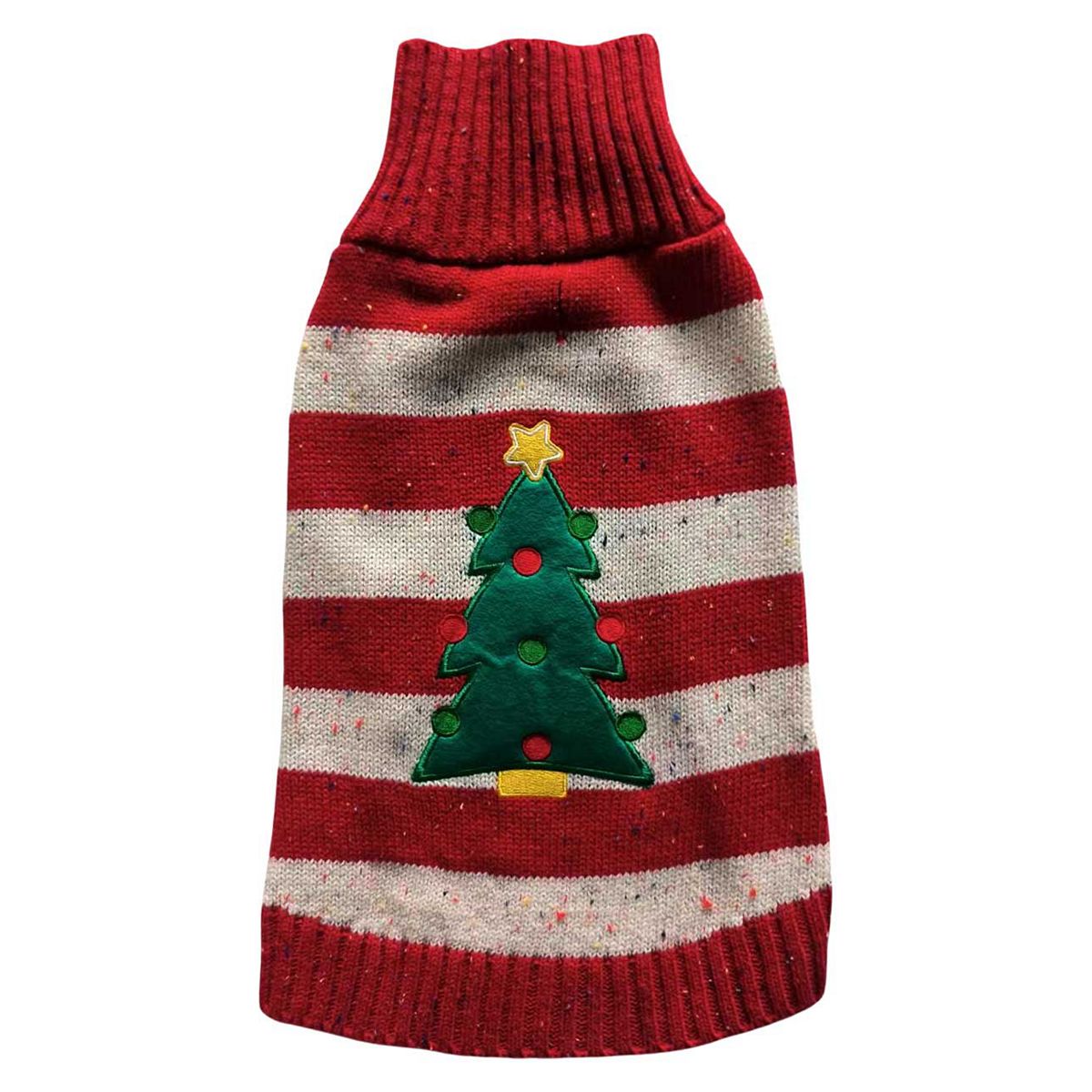 Cozy Kiss Christmas Tree Jumper Dog Large