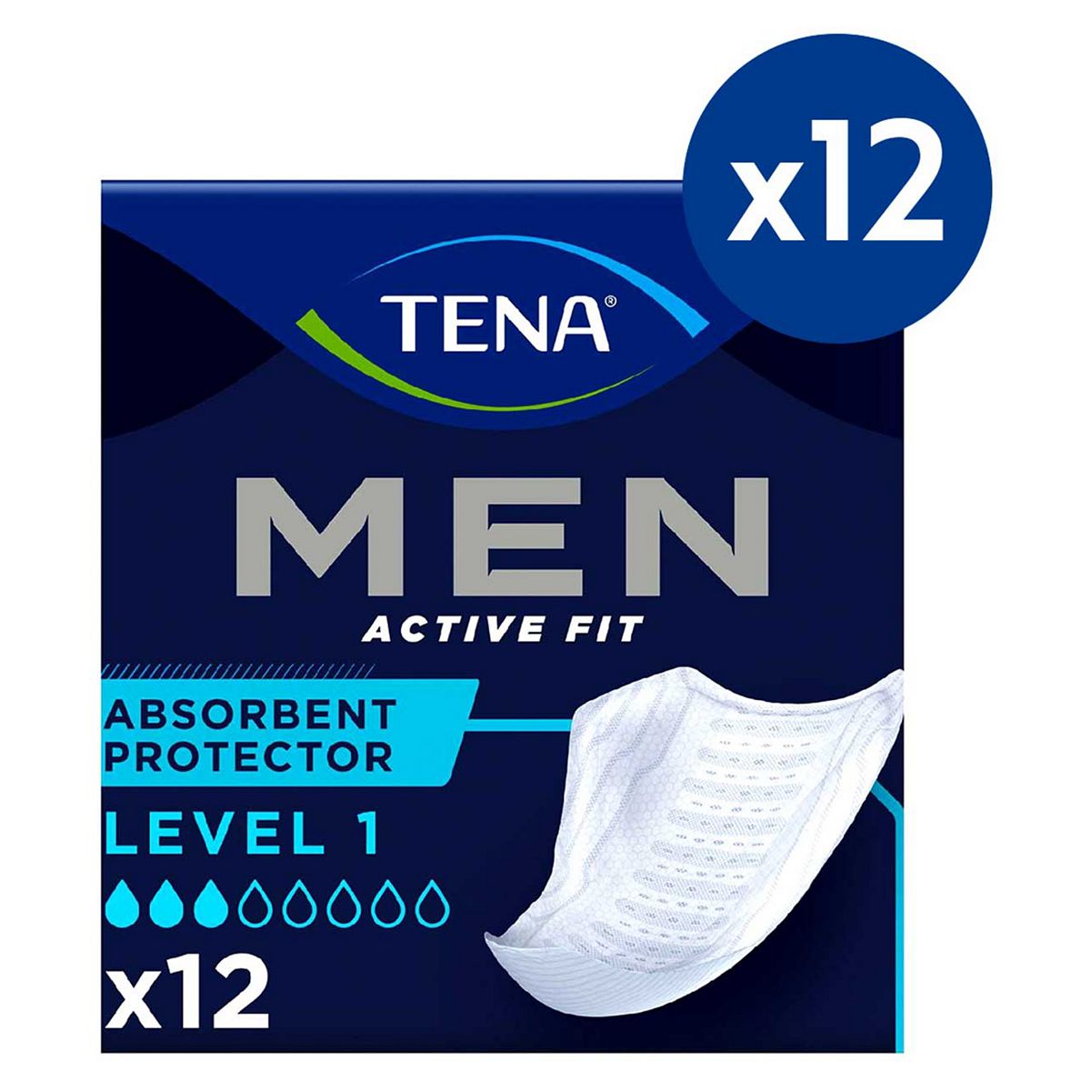 Tena For Men Level 1 12S 12 Pack Bundle
