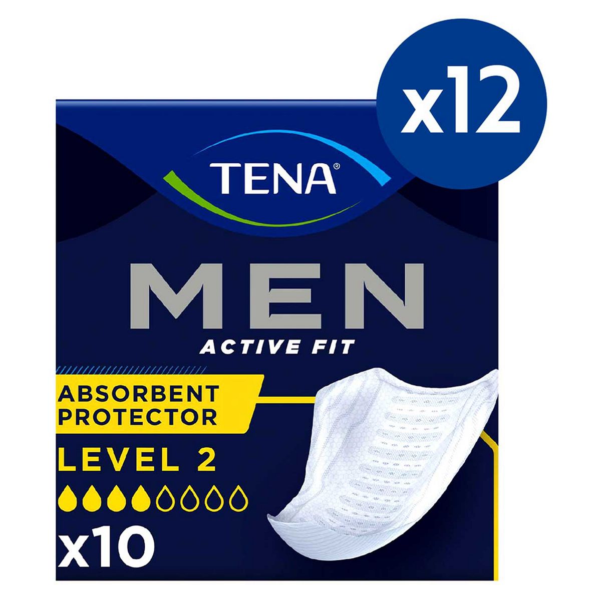 Tena For Men Level 2 10S 12 Pack Bundle