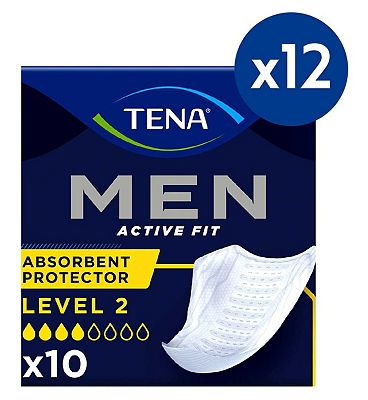 Tena For Men Level 2 10s 12 Pack Bundle