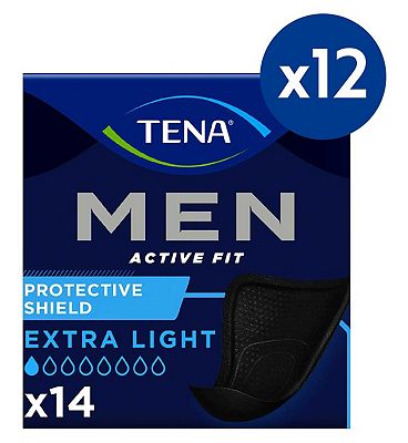 Tena Men Protective Shield 14s 12 Pack Bundle