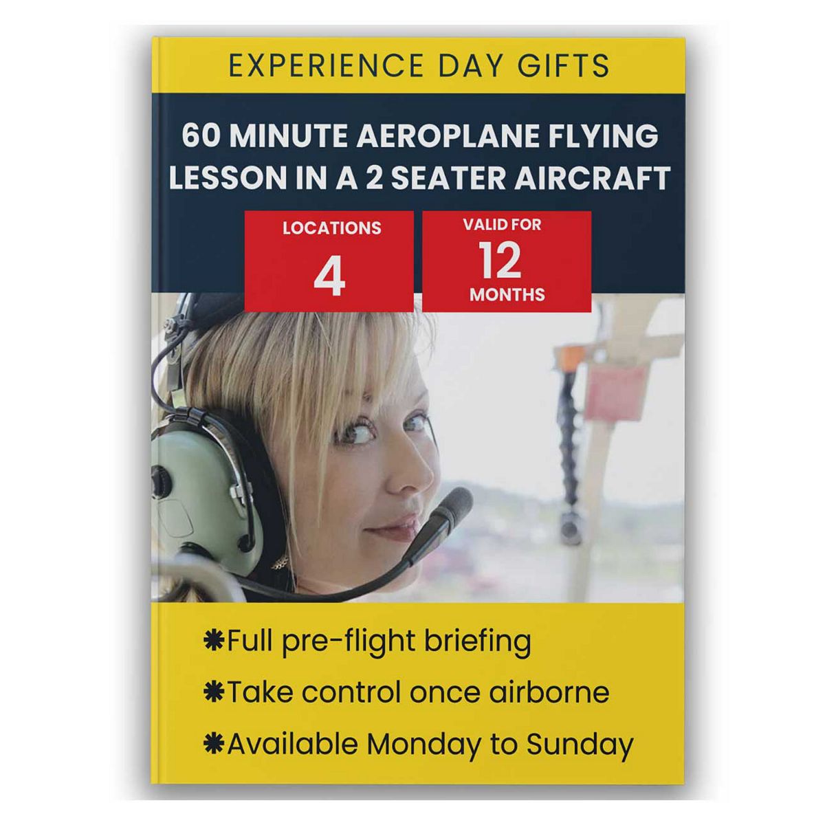 Activity Superstore 60 Minute Aeroplane Flying Lesson In A 2 Seater Aircraft Gift Experience