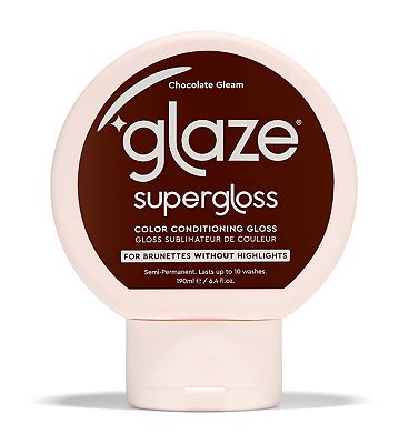 Glaze Supergloss Color Conditioning Hair Gloss Chocolate Gleam For Instant Shine 190ml