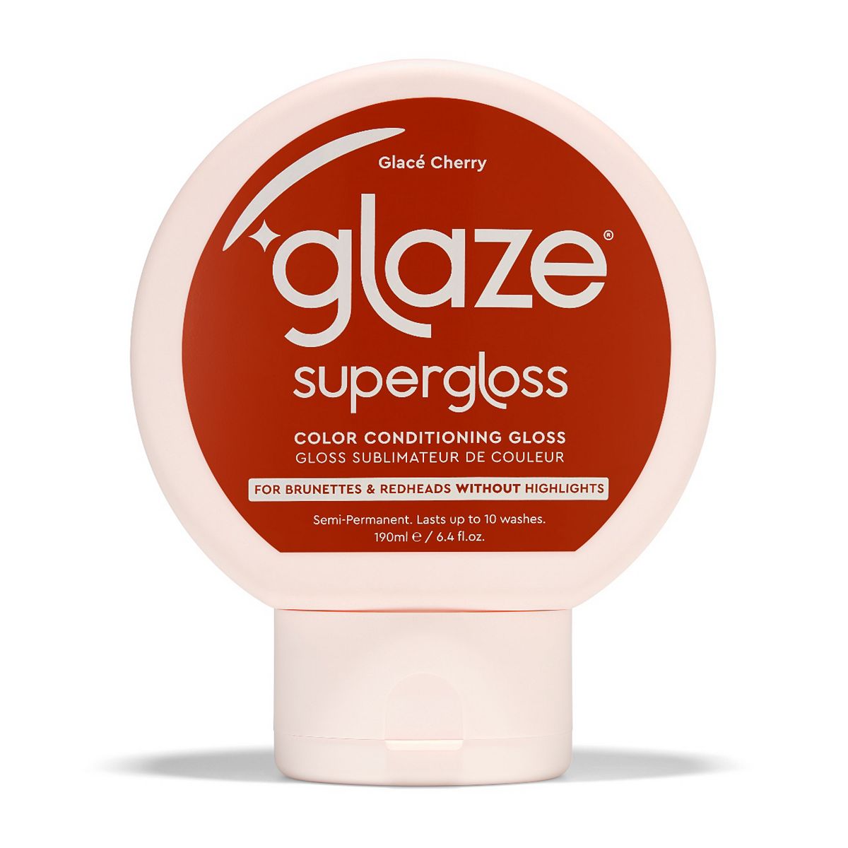 Glaze Supergloss Color Conditioning Hair Gloss Glace Cherry For Instant Shine 190ml