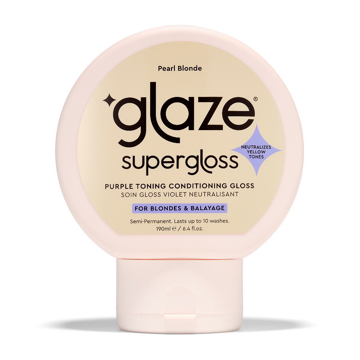 Glaze Supergloss Toning Conditioning Hair Gloss Pearl Blonde For Instant Shine 190ml