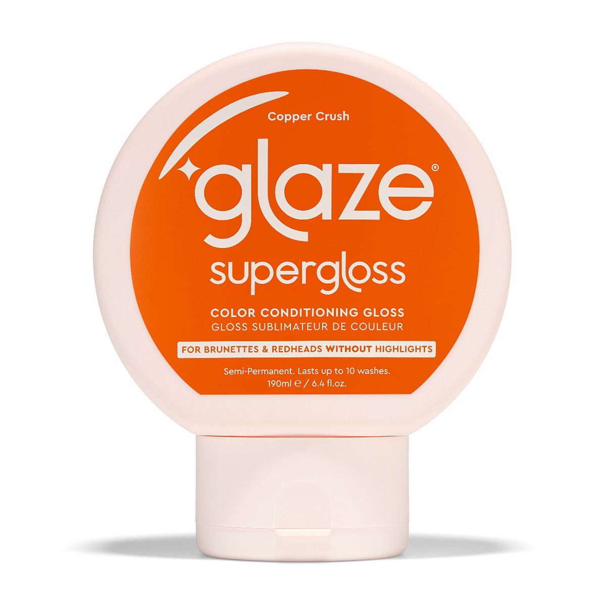 Glaze Supergloss Color Conditioning Hair Gloss Copper Crush For Instant Shine 190ml