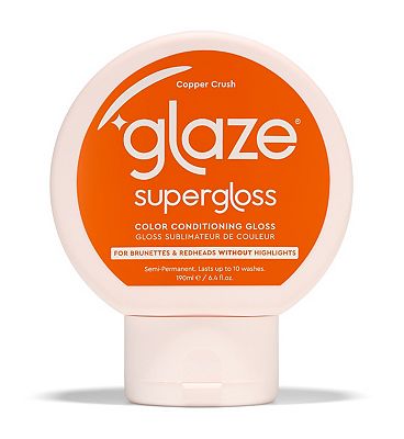 Click to view product details and reviews for Glaze Supergloss Color Conditioning Hair Gloss Copper Crush For Instant Shine 190ml.