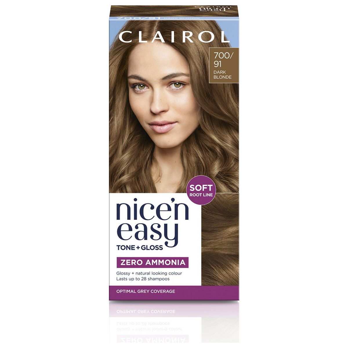 Clairol Nice N Easy Tone+Gloss Semi Permanent Hair Dye Dark Blonde 700/91