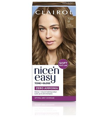 Clairol Nice n Easy Tone+Gloss Semi Permanent Hair Dye Dark Blonde 700/91