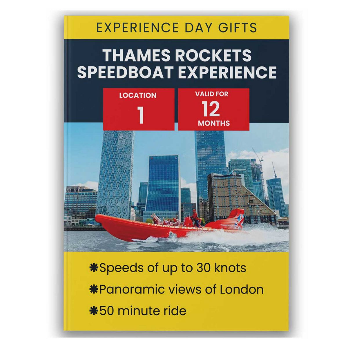 Activity Superstore Thames Rockets Speedboat Gift Experience