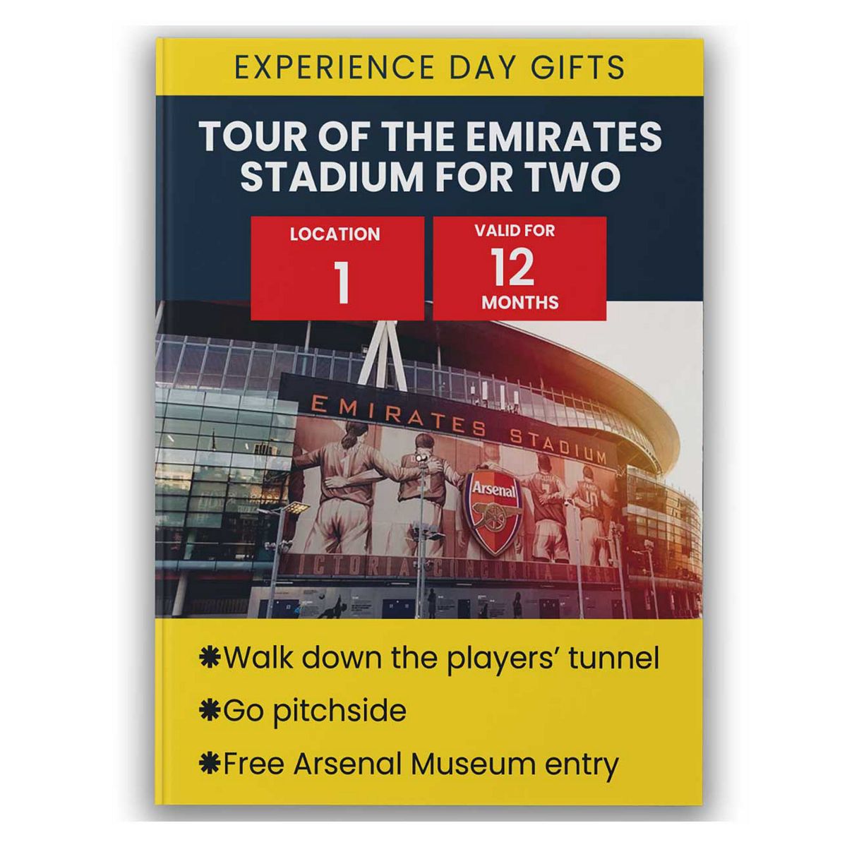 Activity Superstore Tour Of The Emirates Stadium For Two Gift Experience