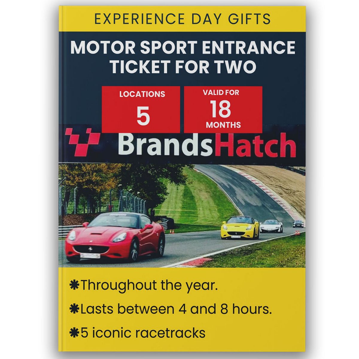 Activity Superstore Motor Sport Entrance Ticket For Two