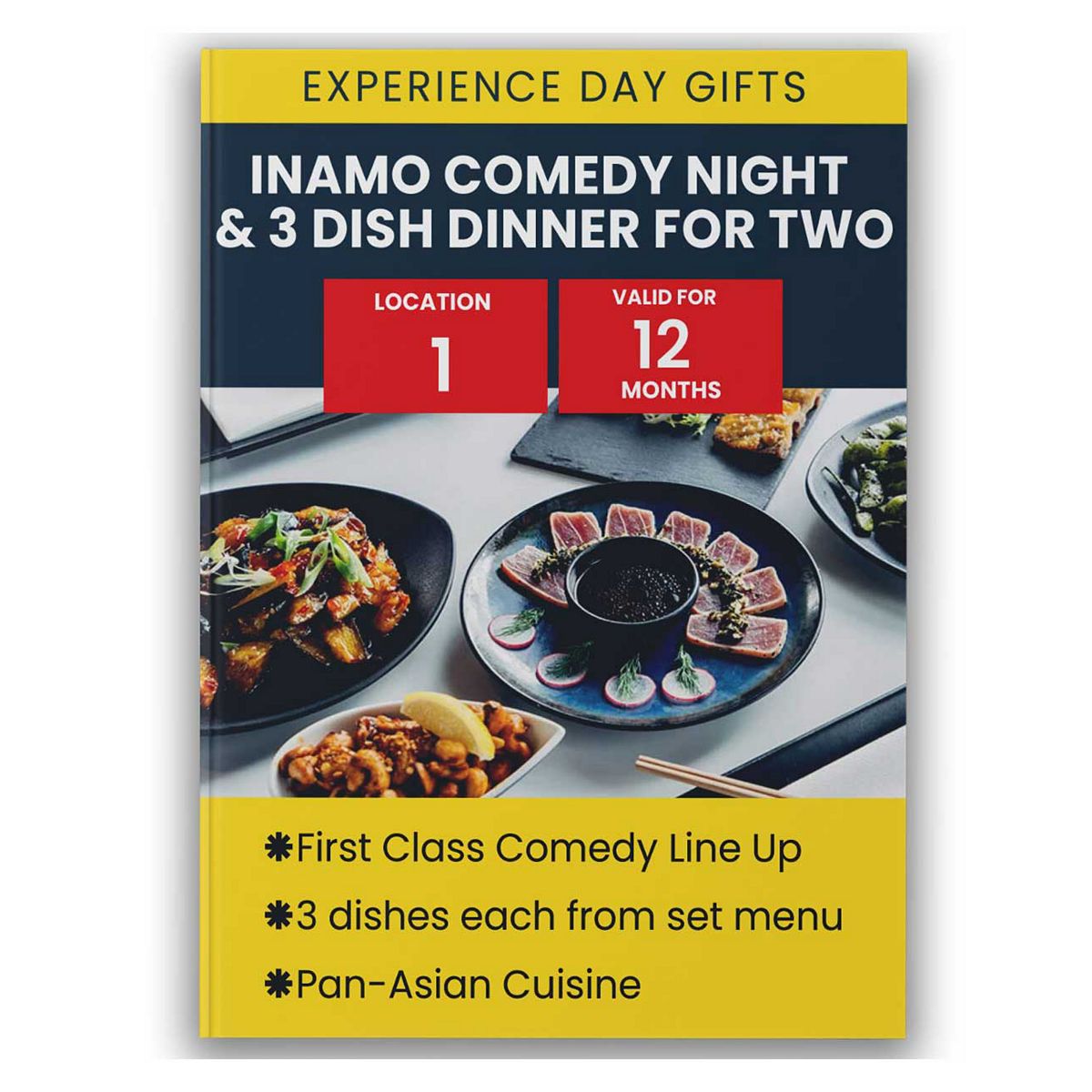 Activity Superstore Inamo Comedy Night And 3 Dish Dinner For Two Gift Experience