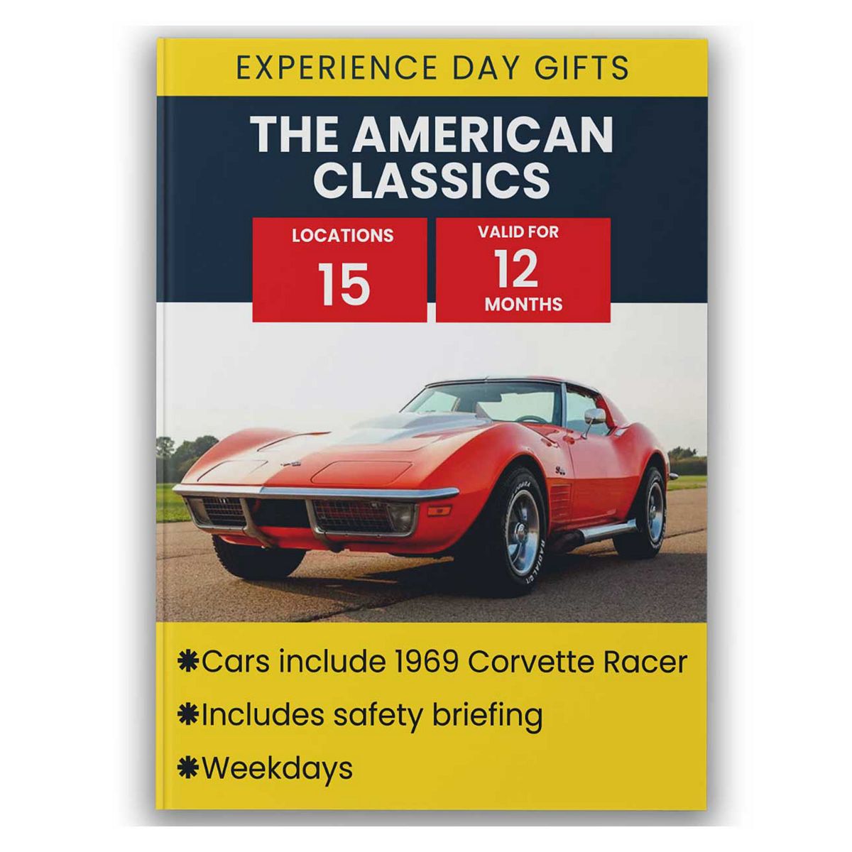 Activity Superstore Triple American Classic Drive Gift Experience Multicolor