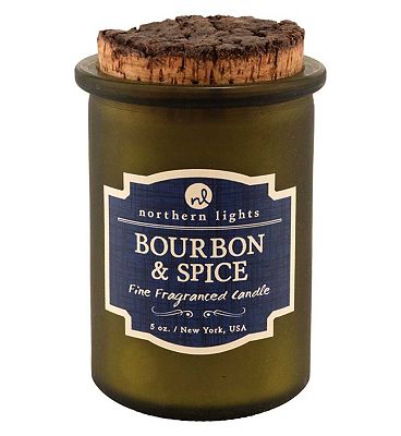 Northern Lights Candle Spirit Jar 5oz - Bourbon and Spice