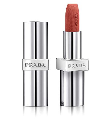 Prada Monochrome Soft Matte Lipstick R128 - Granato