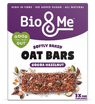 Bio&Me Cocoa Hazelnut Gut-Loving Oat Bar 3 x 38g