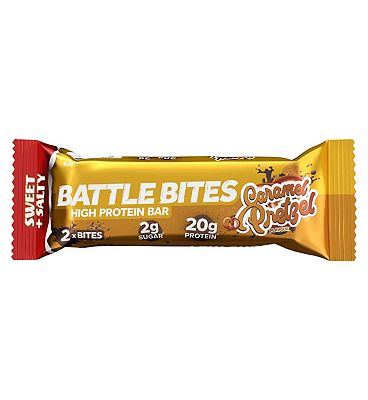 Battle Bites Caramel Pretzel Protein Bar 62g