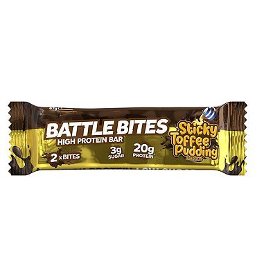 Battle Bites Sticky Toffee Pudding Protein Bar 62g