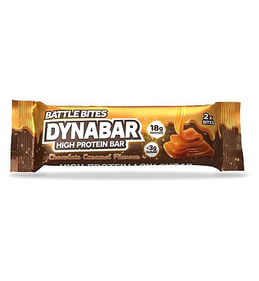 Battle Bites Dynabar Chocolate Caramel Protein Bar 60g