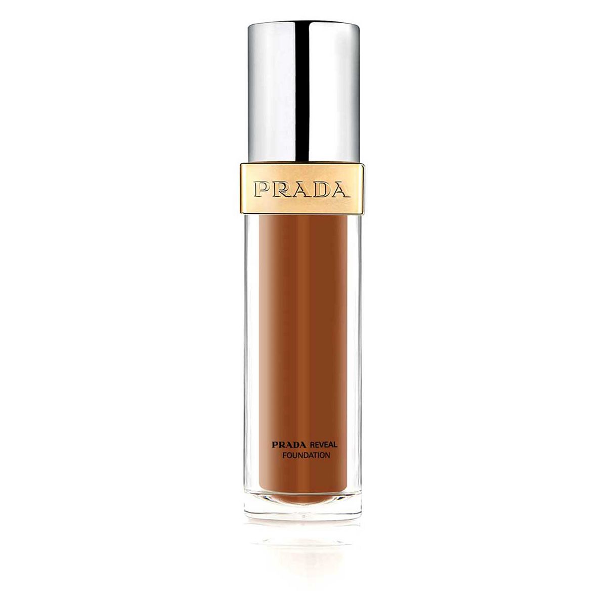 Prada Reveal Skin Optimising Refillable Foundation in Mw50 - Medium Warm, 30ml
